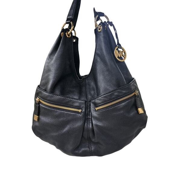 Michael Kors Layton Pebbled Leather Large Hobo Bag - Picture 12 of 12